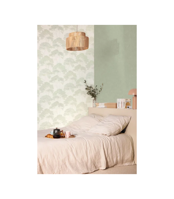 Papier peint Uni Mat SAUGE Collection Céramique - CASELIO - Réf. CER105247740