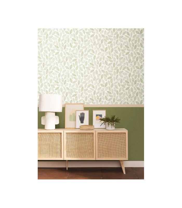 Papier peint Uni Mat Kaki - Collection Green Life 2 - CASELIO - Réf.  GNL2104017951