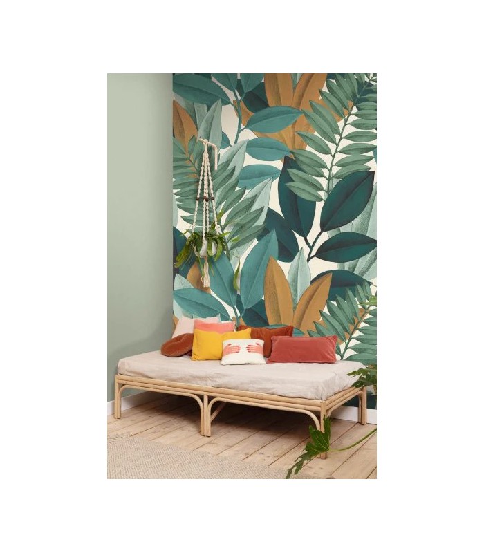 Papier peint Uni Mat VERT AMANDE - Collection Élégance - CASELIO - Réf. ELC103227128