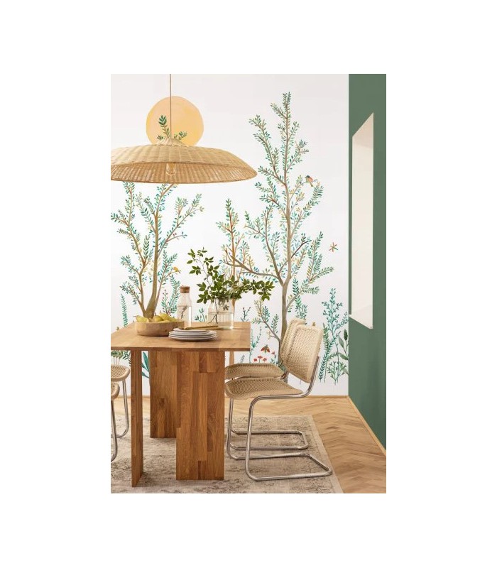 Papier peint Uni Mat VERT ÉMERAUDE - Collection Élégance - CASELIO - Réf. ELC103227770