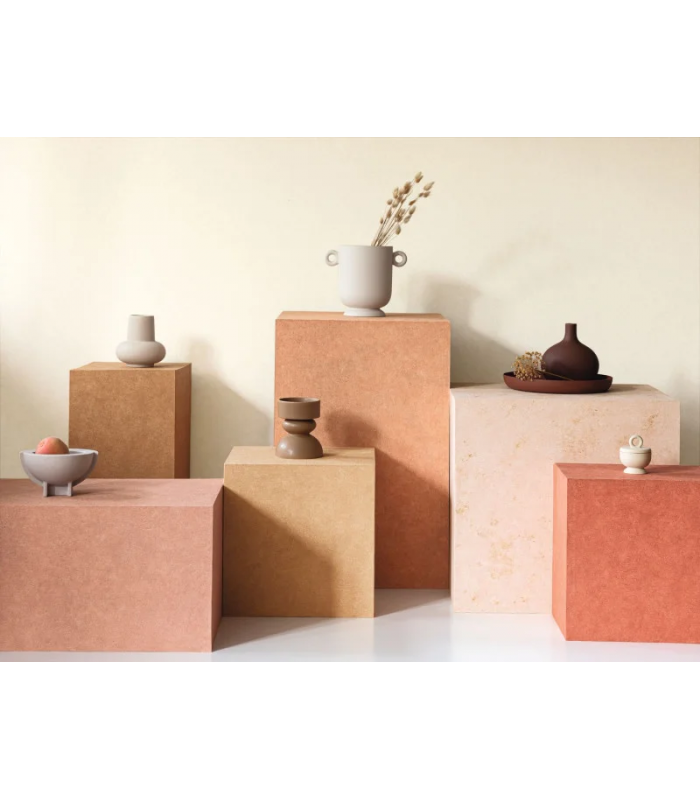 Papier peint Uni Métallisé ROSE POUDRE Collection Céramique - CASELIO - Réf. CER105254026