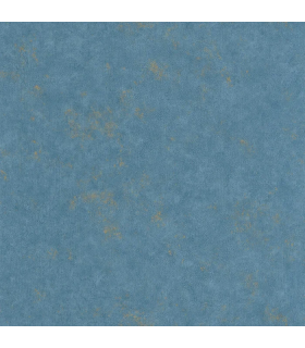 Papier peint Uni Métallisé BLEU JEAN DORE Collection Céramique - CASELIO - Réf. CER105256029
