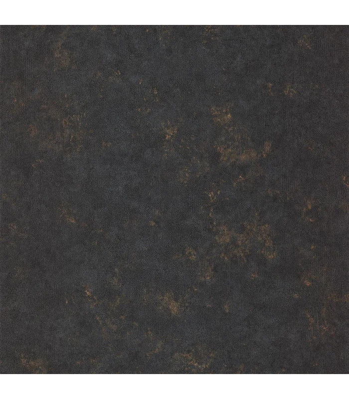 Papier peint Uni Métallisé NOIR CUIVRE Collection Céramique - CASELIO - Réf. CER105259149