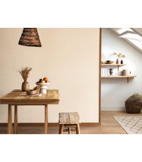 Papier peint Uni Irisé ECRU DORE  Collection Céramique - CASELIO - Réf. CER105250020