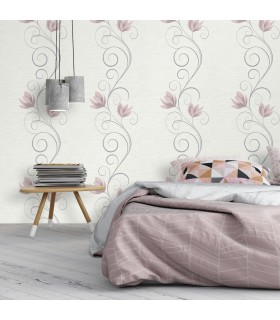 Papier Peint Vinyle Expansé sur Intissé Motif Idylle – Erismann - réf. 10009-05