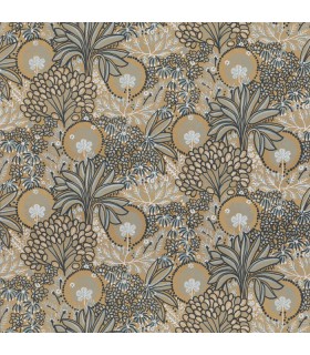Papier Peint Intissé Persée Marine/ Cuivre – Nuit d’Orient de Casamance - réf. 75391426