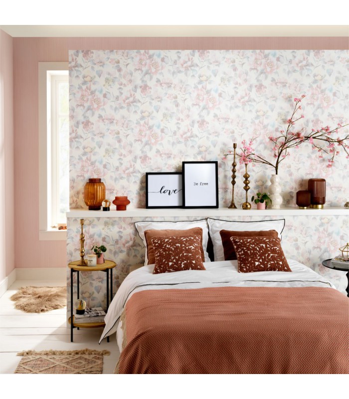 Papier Peint Vinyle Expansé sur Intissé Motif Romantic – Erismann - réf. 10250-05