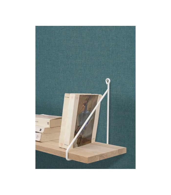 Papier peint Uni métallisé BLEU CANARD DORÉ - Collection Élégance - CASELIO - Réf. ELC103236120