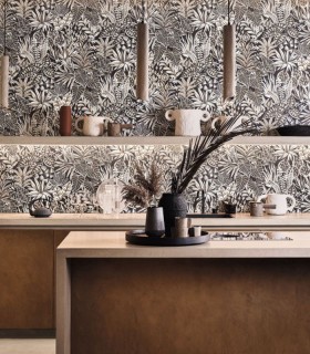 Papier Peint Vinyle sur Intissé Madhuca Sable – Golfe du Bengale de Casamance - réf. 75950712