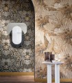 Papier peint intissé Chardon blanc doré Casamance 75733160