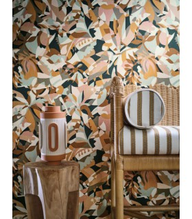 Papier Peint Intissé Plongeon Sable Camel – L’Ile aux Oiseaux de Casamance - réf. 75880610