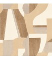 Papier peint Gino Cognac vinyle sur intissé Casamance réf. 76001222