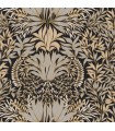 Papier peint intissé Chardon blanc doré Casamance 75733160