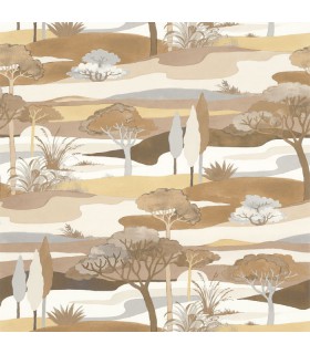 Papier Peint Intissé Cap Ferret Sable Latte – L’Ile aux Oiseaux de Casamance - réf. 75870100