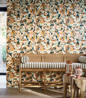 Papier Peint Intissé Plongeon Sable Camel – L’Ile aux Oiseaux de Casamance - réf. 75880610