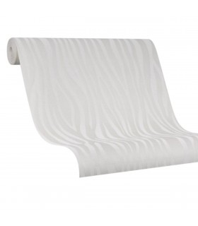 Papier peint vinyle sur intissé Linea blanc Marburg 30402