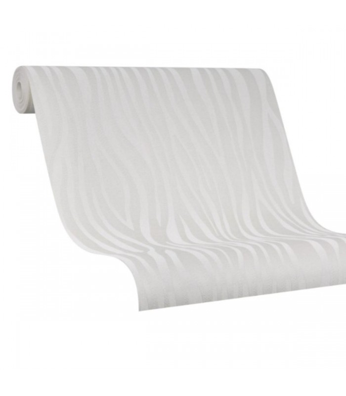 Papier peint vinyle sur intissé Linea blanc Marburg 30402