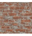 Papier Peint Vinyle Grainé sur Intissé Motif Brique Rouge – Erismann - réf. 6318-06