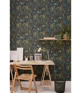 Papier peint Joy Vert et Noir - Collection Green Life 2 - CASELIO - Réf.  GNL2101699791