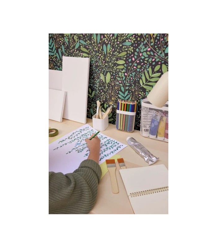 Papier peint Joy Vert et Noir - Collection Green Life 2 - CASELIO - Réf.  GNL2101699791