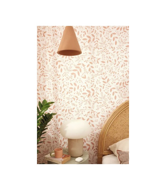 Papier peint Sympathy Vieux rose - Collection Green Life 2 - CASELIO - Réf.  GNL2105340429