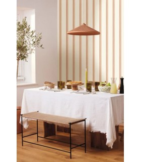 Papier peint Satisfaction Vieux Rose Et Or - Collection Green Life 2 - CASELIO - Réf.  GNL2105350422