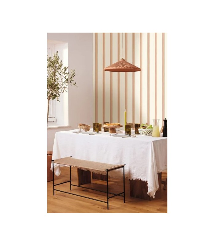 Papier peint Satisfaction Vieux Rose Et Or - Collection Green Life 2 - CASELIO - Réf.  GNL2105350422