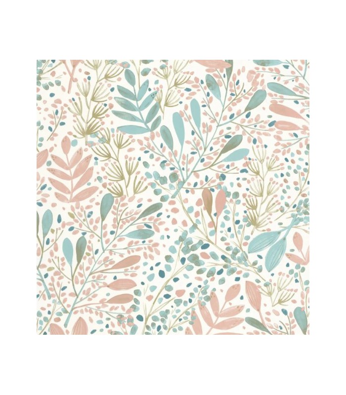 Papier peint Joy Vieux Rose - Collection Green Life 2 - CASELIO - Réf.  GNL2101690458