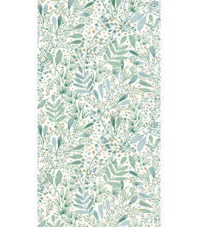 Papier peint Joy Vert d'Eau Bleu grisé et Or - Collection Green Life 2 - CASELIO - Réf.  GNL2101697620