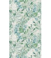 Papier peint Joy Bleu et Or sur Fond Vert d'Eau - Collection Green Life 2 - CASELIO - Réf.  GNL2101697672