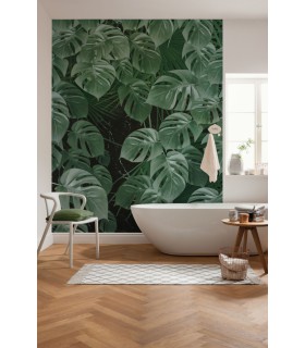 Panoramique Monstera On Marble - Collection Pure 2 - KOMAR - REF P035-VD2  - 200x250CM