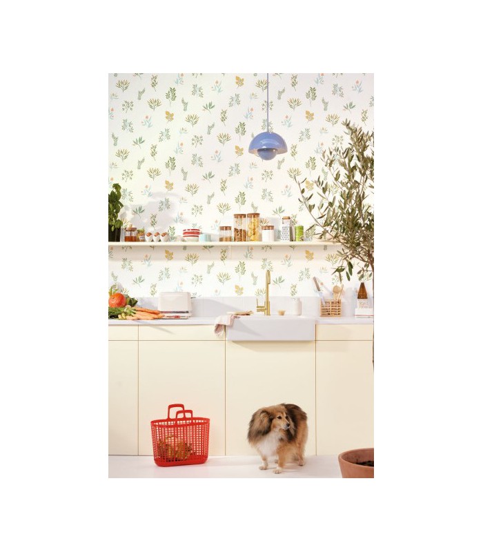 Papier peint Luck Multicouleurs - Collection Green Life 2 - CASELIO - Réf.  GNL2105370251