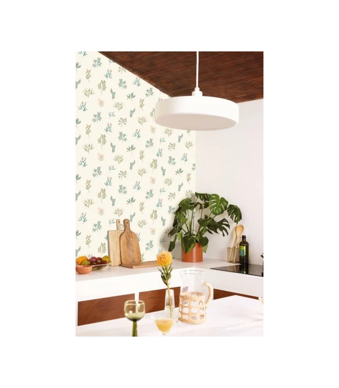 Papier peint Luck Vieux rose - Collection Green Life 2 - CASELIO - Réf.  GNL2105370644