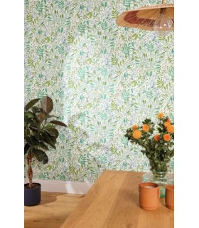 Papier peint Joy Vert et Mauve - Collection Green Life 2 - CASELIO - Réf.  GNL2101690746