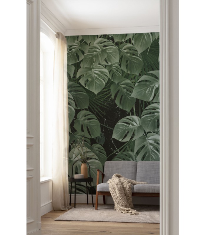 Panoramique Monstera On Marble - Collection Pure 2 - KOMAR - REF P035-VD2  - 200x250CM