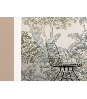 Papier Peint Panoramique Impression Numérique sur Intissé Painted Palms – Infinity 2 de KOMAR - réf. IF3-041 - 300 x 250cm