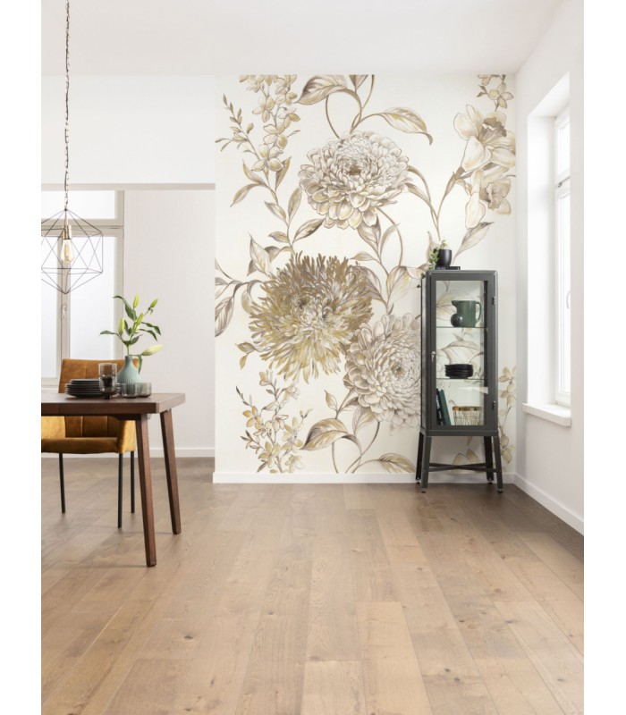 Panoramique Vintage Chrysanthemum - Collection Pure 2 - KOMAR - REF P267-VD2 - 200x250CM