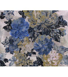 Panoramique Vintage Blue Garden - Collection Pure 2 - KOMAR - REF P265-VD3 - 300x250CM