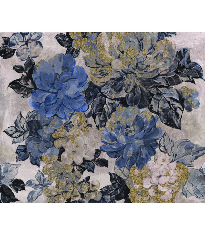 Panoramique Vintage Blue Garden - Collection Pure 2 - KOMAR - REF P265-VD3 - 300x250CM