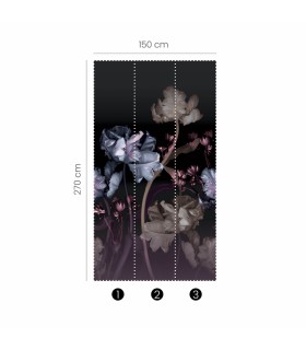 Panoramique MURALS - VANDA - Erismann - 2540N-81 - 1,50m x 2,70m