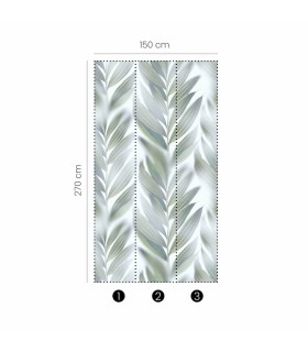 Panoramique MURALS - FIONA - Erismann - 2542N-81 - 1,50m x 2,70m