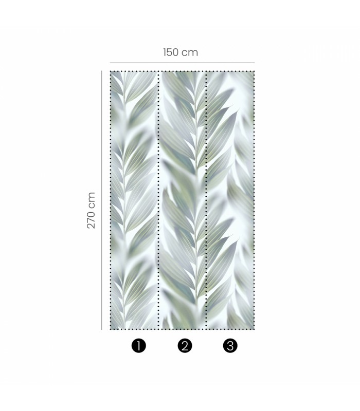 Panoramique MURALS - FIONA - Erismann - 2542N-81 - 1,50m x 2,70m