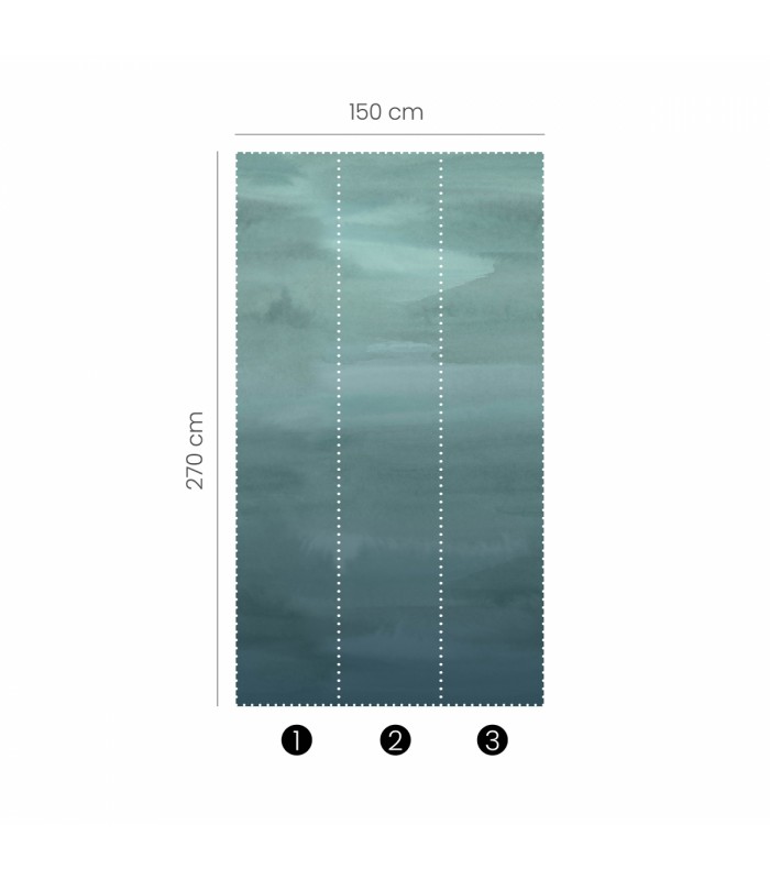 Panoramique MURALS - MISTY MOOD - Erismann - 2545N-82 - 1,50m x 2,70m