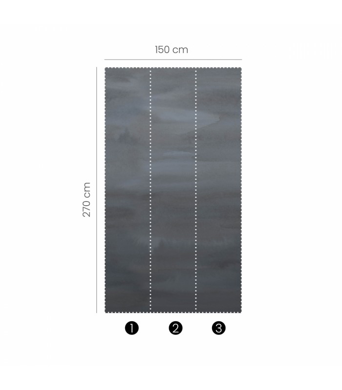 Panoramique MURALS - MISTY MOOD - Erismann - 2545N-83 - 1,50m x 2,70m