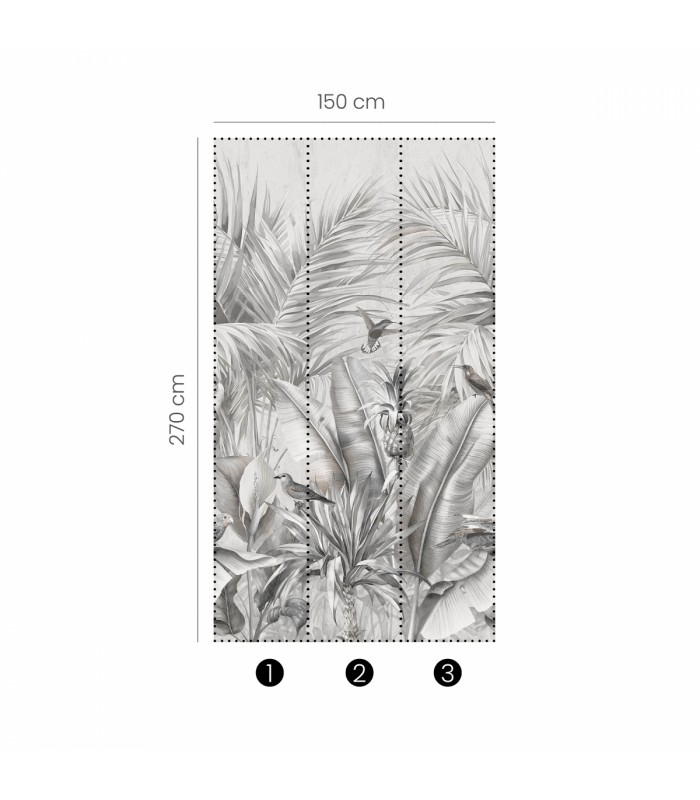 Panoramique MURALS - AYANA - Erismann - 2546N-81 - 1,50m x 2,70m