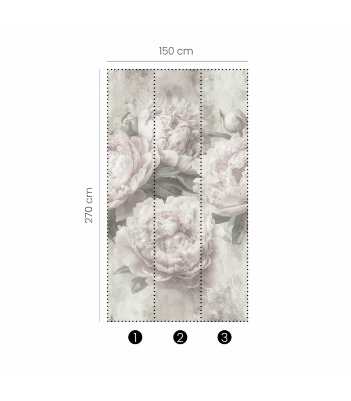 Panoramique MURALS - SNOW WHITE - Erismann - 2552N-82 - 1,50m x 2,70m