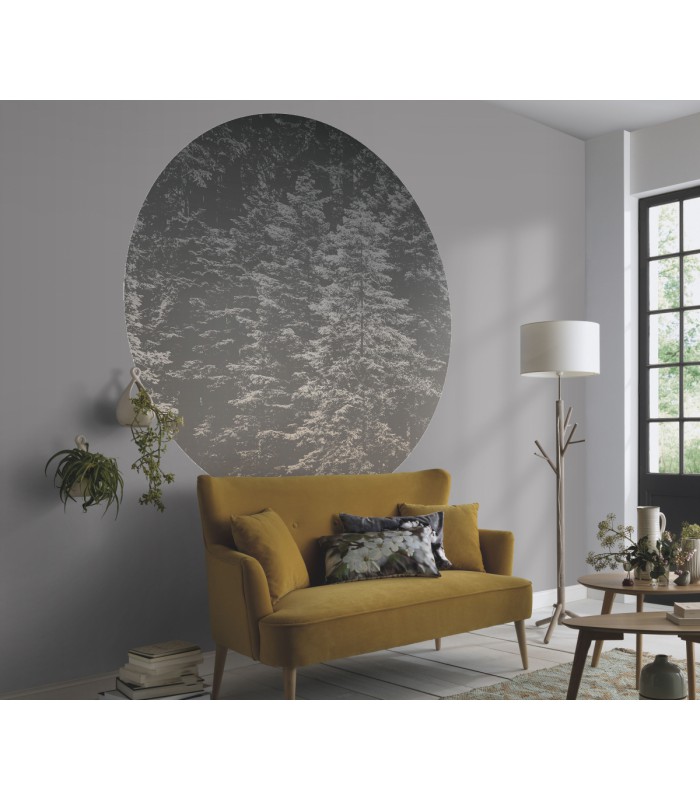 Panoramique MURALS - HAZY PINES - Erismann - 2553N-72 - 1,40m de diamètre