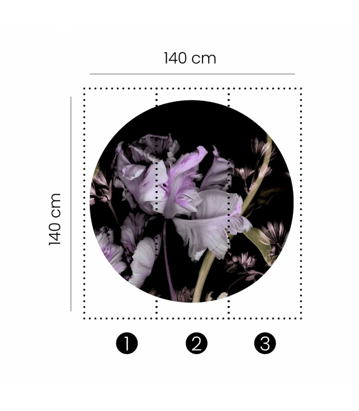 Panoramique MURALS - TIAO HUA - Erismann - 2555N-71 - 1,40m de diamètre