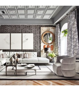 ORAC Panneau Mural 3D W122 Insertion Modulable Pratique