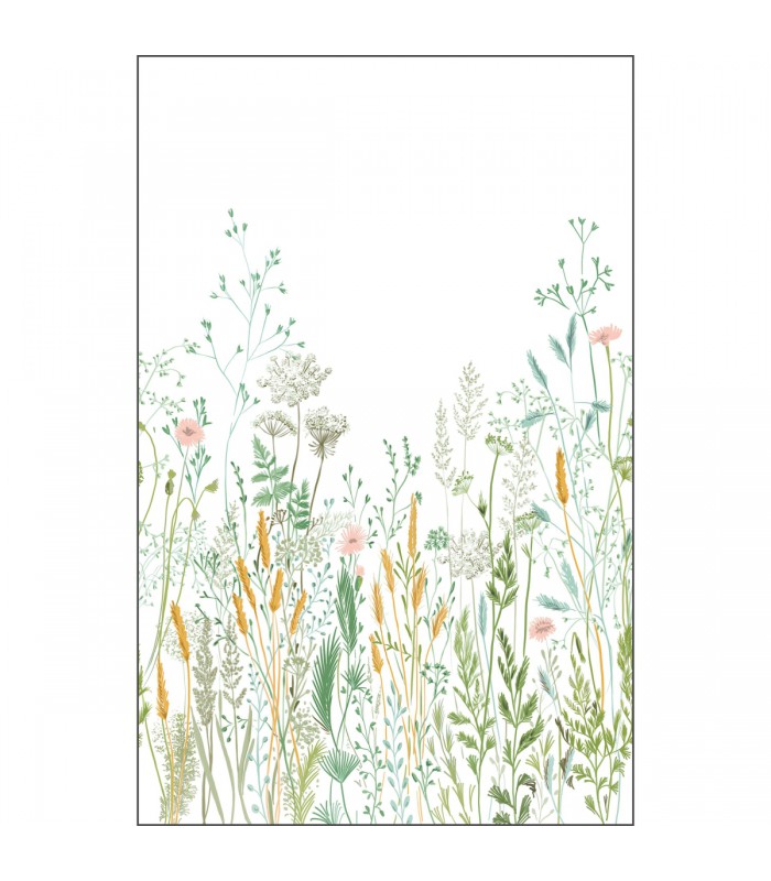 Papier peint Panoramique Herbarium Multicouleurs - 200x310cm - Collection Green Life 2 - CASELIO - Réf.  GNL2105390404